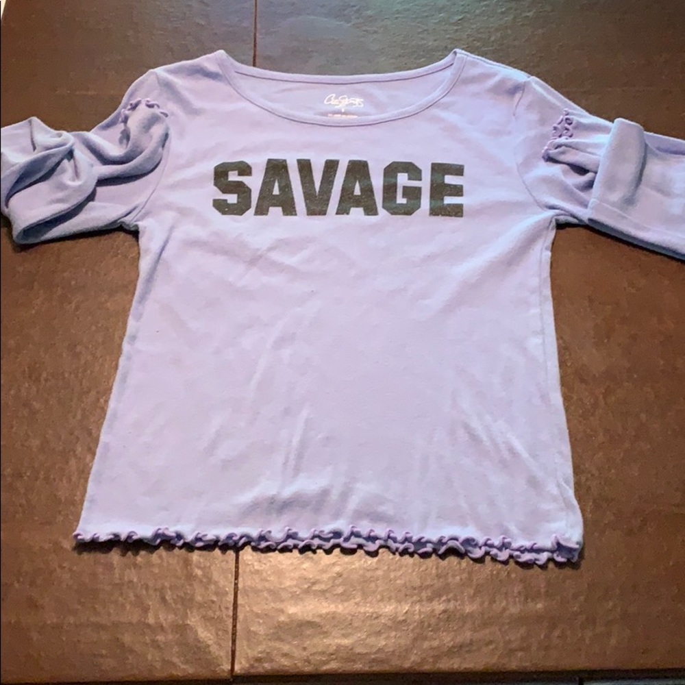 Savage purple shirt